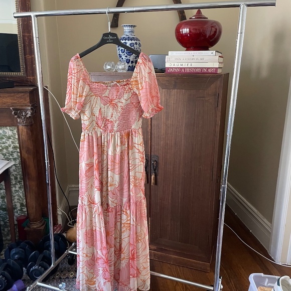 Patrons of Peace Size Small Floral Maxi Blush - Picture 2 of 4